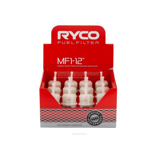 Ryco Filters — Ryco Inline Fuel Filter — part number MF1-12