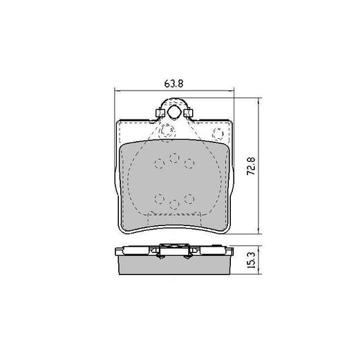 RDA Brakes — RDA Phantom Ceramic Brake Pad Set — part number RDC1428