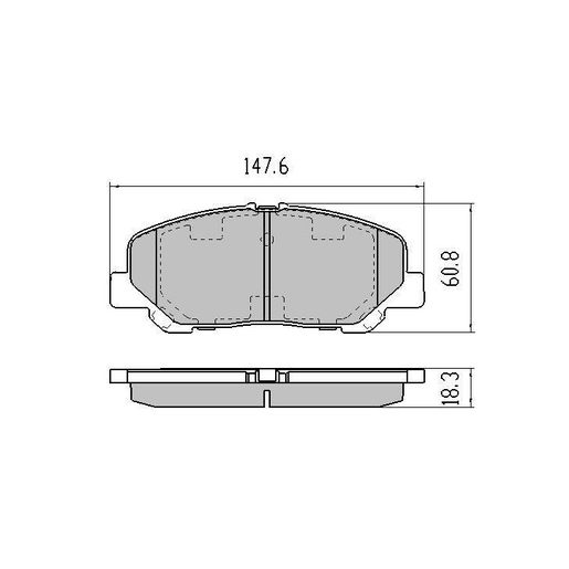 RDA Brakes — RDA Phantom Ceramic Brake Pad Set — part number RDC2013
