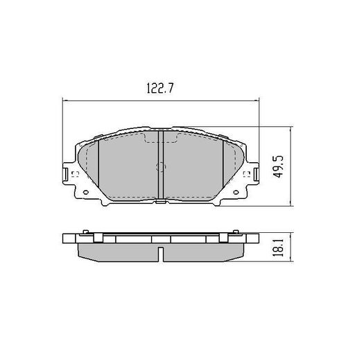 RDA Brakes — RDA Phantom Ceramic Brake Pad Set — part number RDC2009