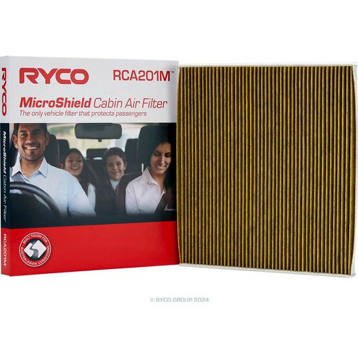 Ryco Filters — Ryco Cabin Air Filter - Microshield — part number RCA201M