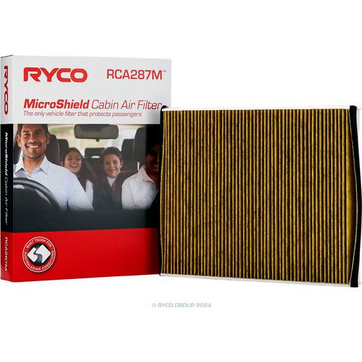 Ryco Filters — Ryco Cabin Air Filter - Microshield — part number RCA287M