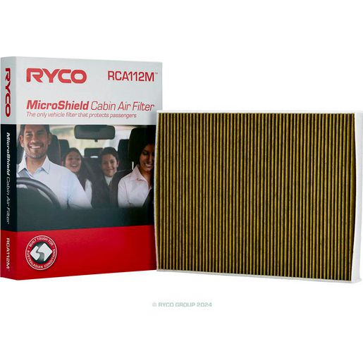 Ryco Filters — Ryco Cabin Air Filter - Microshield — part number RCA112M