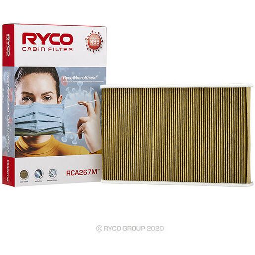Ryco Filters — Ryco Cabin Air Filter - Microshield — part number RCA267M