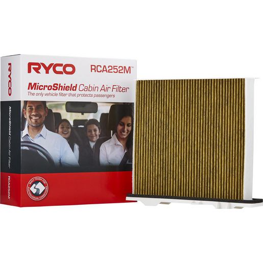 Ryco Filters — Ryco Cabin Air Filter - Microshield — part number RCA252M