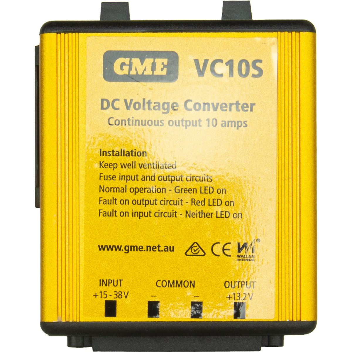 GME — GME Voltage Converter 10 Amp Switch Mode DC — part number VC10S