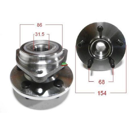 Sas Auto Parts — SAS Wheel Hub — part number HA5018
