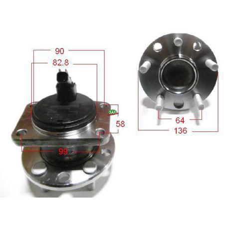 Sas Auto Parts — SAS Wheel Hub — part number HA6062
