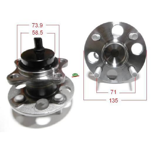 Sas Auto Parts — SAS Wheel Hub — part number HA5075