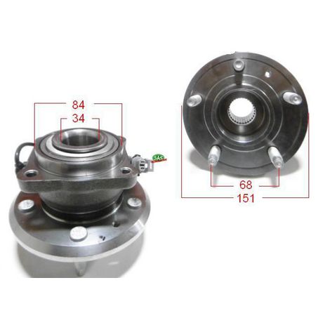 Sas Auto Parts — SAS Wheel Hub — part number HA6139