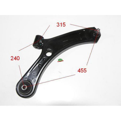 Sas Auto Parts — Nolathane - Control arm - complete front lower left — part number LA611R