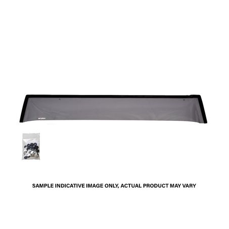 AIRPLEX SHIELDS — Airplex Large Weathershield - Rear Driver, Light Tint — part number 9714RH