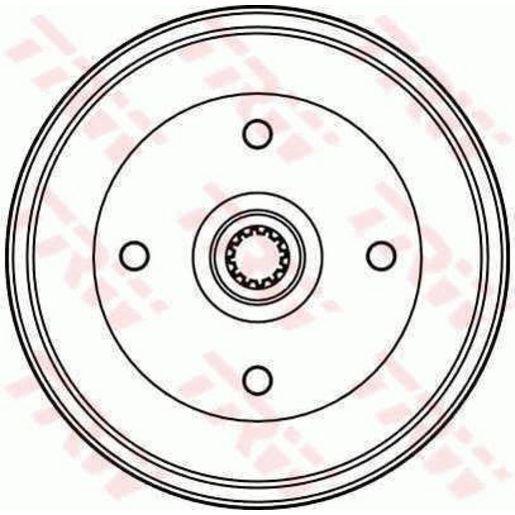 TRW — TRW Brake Drum — part number DB4143