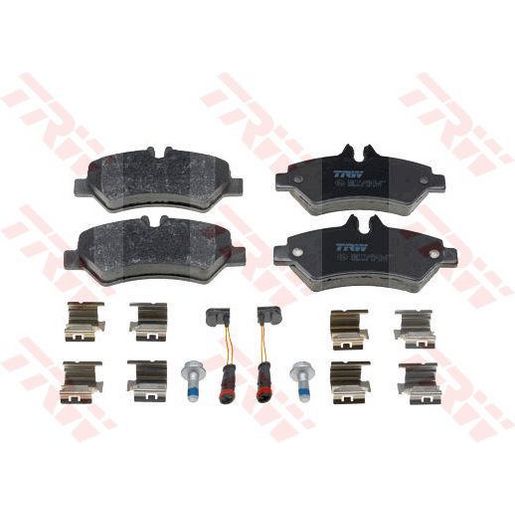 TRW — TRW Brake Pad Set Inc Wear Sensor — part number GDB2076