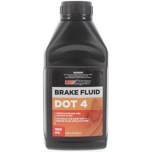 Repco — Repco DOT 4 Brake Fluid 500ML — part number RBF4-0500ML2