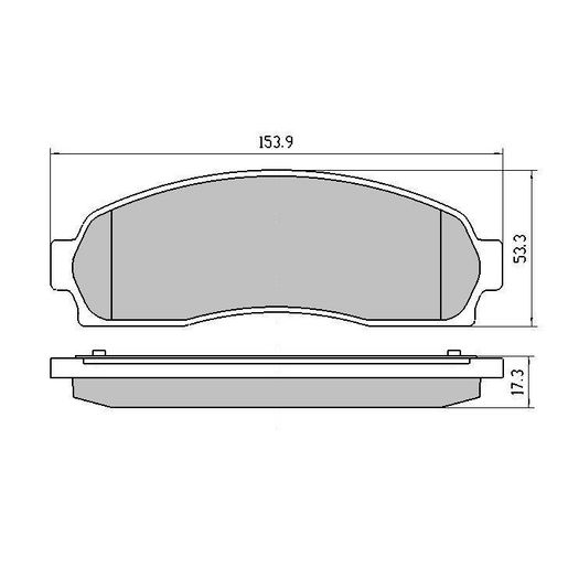 RDA Brakes — RDA Phantom Ceramic Brake Pad Set — part number RDC1730