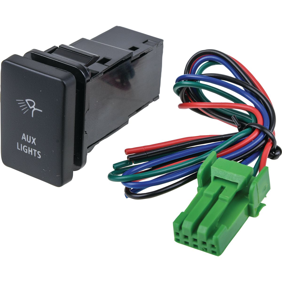Drivetech 4x4 — Drivetech 4x4 OE Style Push Button Switch Aux Lights Symbol Suits Toyota and Mitsubishi — part number DT-11078