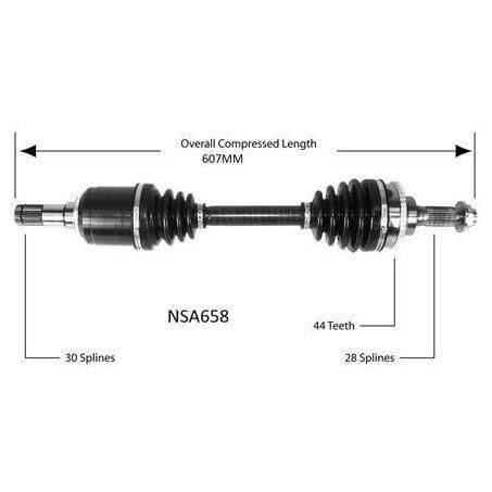 Napa — NAPA CV Drive Shaft — part number NDS658