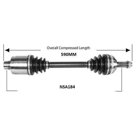 Napa — NAPA CV Drive Shaft — part number NDS184