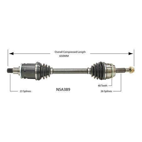 Napa — NAPA CV Drive Shaft — part number NDS389