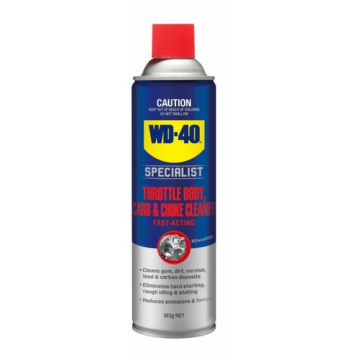 Wd-40 — WD40 Specialist Throttle Body, Carb &amp; Choke Cleaner 363g — part number WD21126