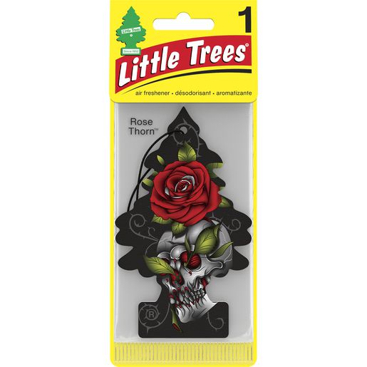 LITTLE TREES — Little Tree Car Air Freshener - Rose Thorn Scent 1pc — part number U1P-17308