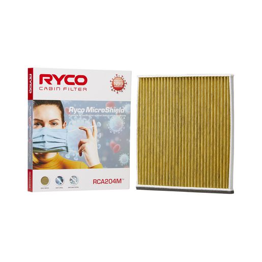 Ryco Filters — Ryco Cabin Air Filter - Microshield — part number RCA204M