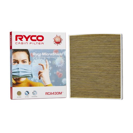 Ryco Filters — Ryco Cabin Air Filter - Microshield — part number RCA430M