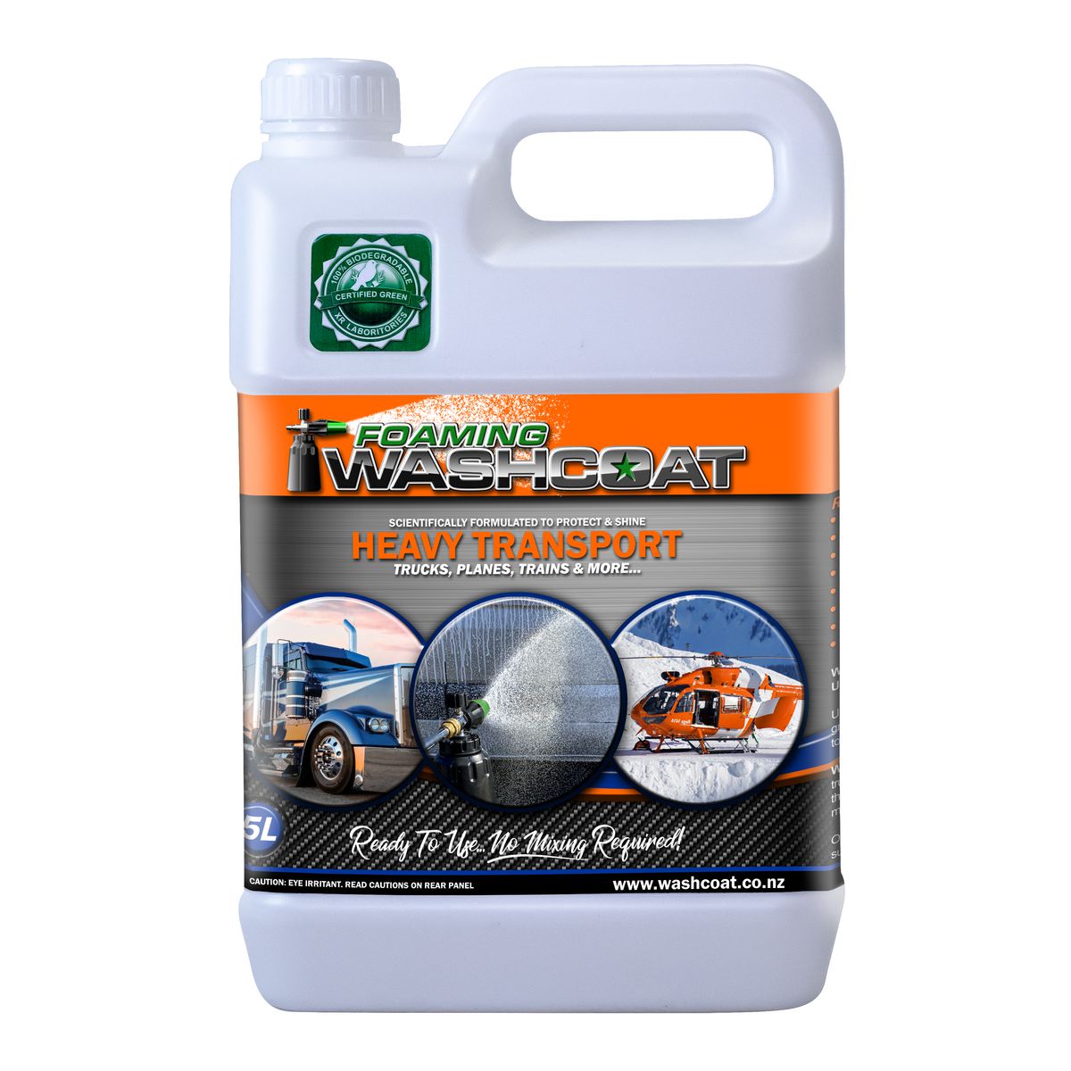 WASHCOAT — Wash Coat & Shine Heavy Transport 5L — part number WC37631