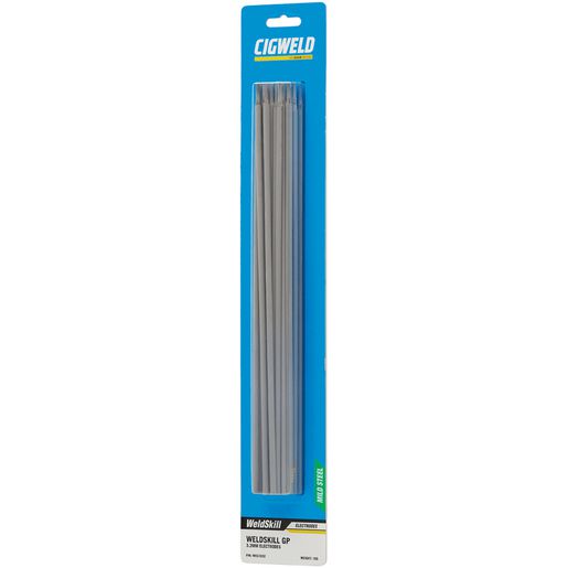 CIGWELD — Cigweld WeldSkill 2.5mm GP Welding Rods 55 Rod Pack — part number WEG1025