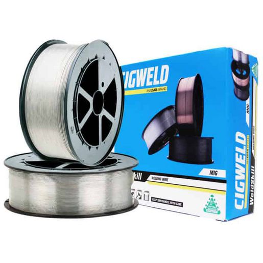 CIGWELD — Cigweld WeldSkill Solid Mild Steel Wire 0.6mm x 0.9kg roll — part number WS0906
