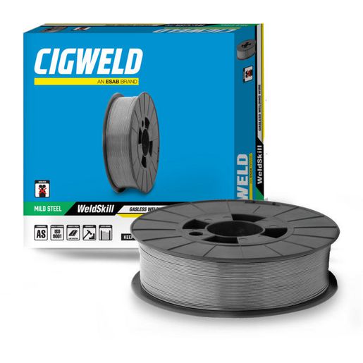 CIGWELD — Cigweld WeldSkill Gasless Wire 0.8 mm, 0.9kg Minispool — part number WG0908