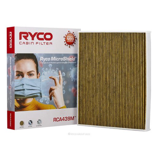 Ryco Filters — Ryco Cabin Air Filter - Microshield — part number RCA439M