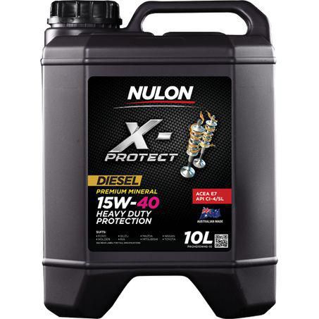 Nulon — Nulon X-Protect Heavy Duty Protection 15W-40 Engine Oil 10L — part number PROHD15W40-10