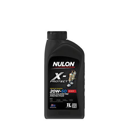 Nulon — Nulon X-Protect 20W-50 High Kilometre Engine Oil Protection 1L — part number PRO20W50-1