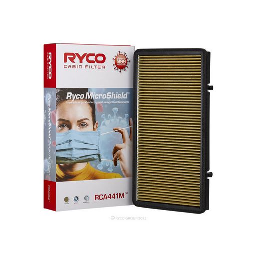 Ryco Filters — Ryco Cabin Air Filter - Microshield — part number RCA441M