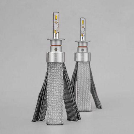 STEDI — Stedi H1 Globe LED Headlight Conversion Kit Copper Head 12/24V — part number LEDCONV-H1-CH