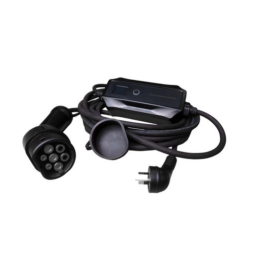 PROJECTA — Projecta 2.4KW Portable EV Charger 10A Plug 240VAC — part number EVC2KW