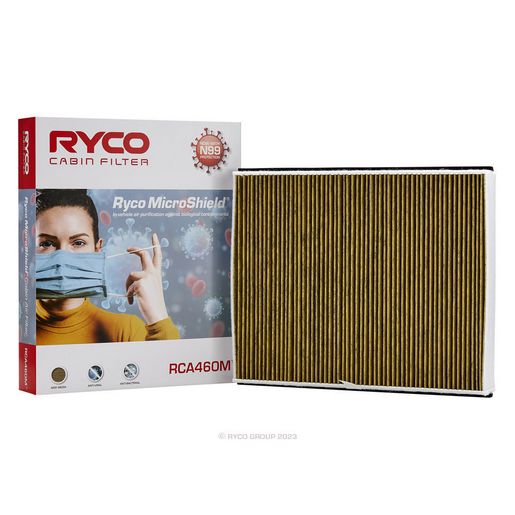 Ryco Filters — Ryco Cabin Air Filter - Microshield — part number RCA460M