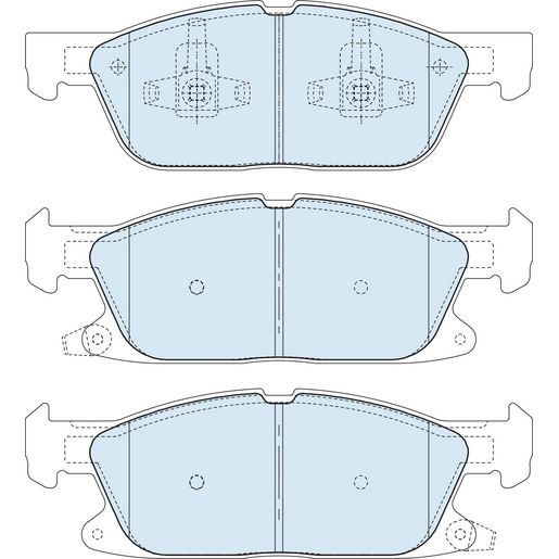 RDA Brakes — RDA Brakes Extreme Heavy Duty Brake Pad Set — part number RDX2489SM