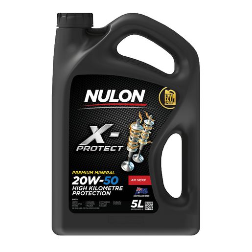 Nulon — Nulon X-Protect High Kilometre Mineral 20W-50 Engine Oil 5L — part number PRO20W50-5