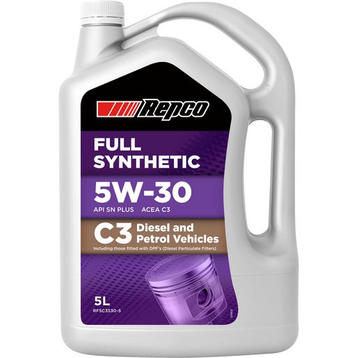 Repco — Repco Full Synthetic 5W-30 Engine Oil 5L — part number RFSC3530-5