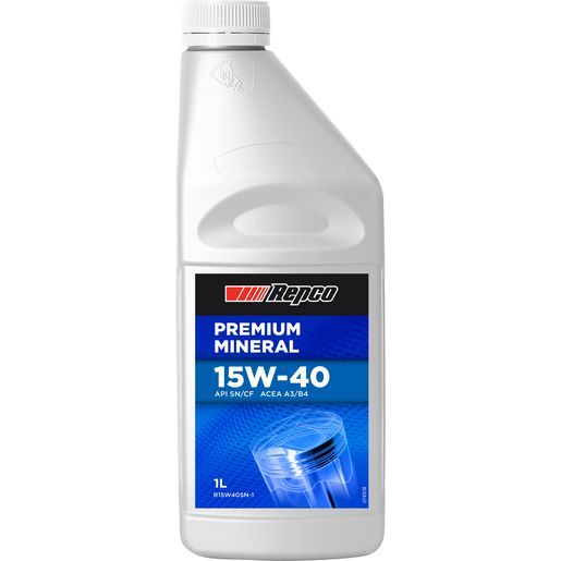 Repco — Repco Mineral 15W-40 Engine Oil 1L — part number R15W40SN-1