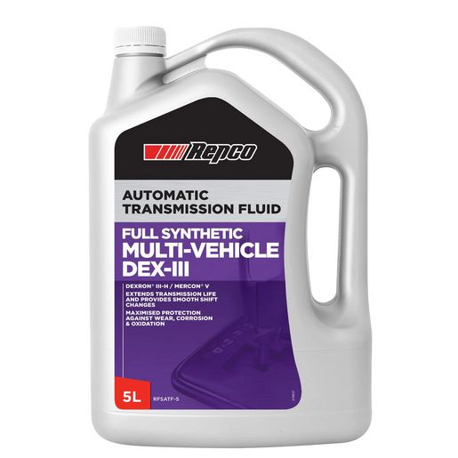 Repco — Repco DEX-III Multi Vehicle Automatic Transmission Fluid 5L — part number RFSATF-5