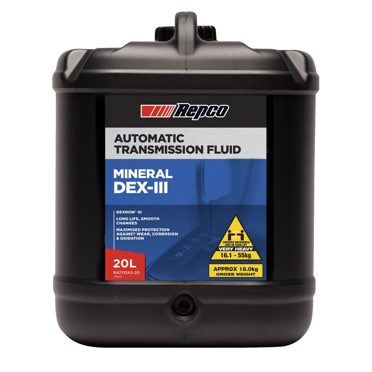 Repco — Repco DEX-III Automatic Transmission Fluid 20L — part number RATFDX3-20