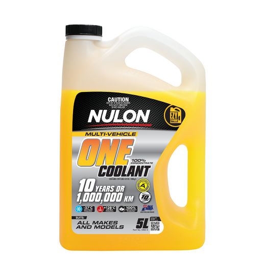 Nulon — Nulon One 100% Concentrate Multi Vehicle Coolant 5L — part number ONE-5
