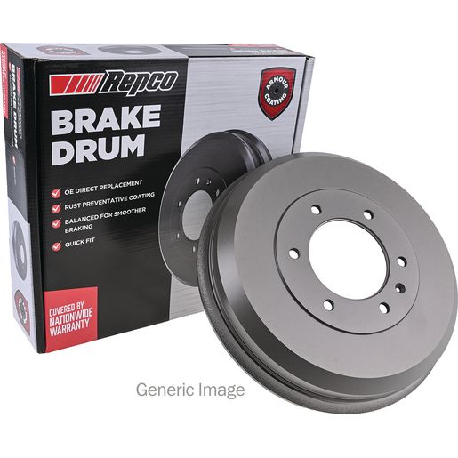 Repco — Repco Armour Brake Drum — part number RBD6593C