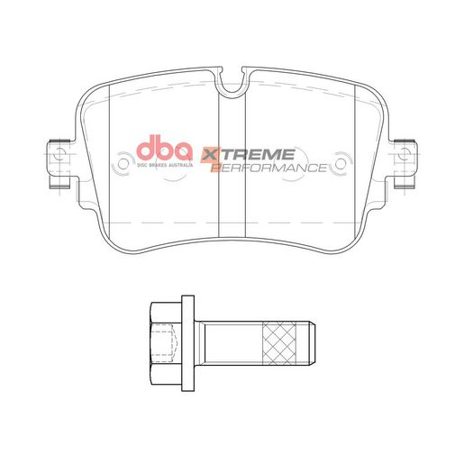DBA Brakes — DBA XP Xtreme Performance Brake Pad Set — part number DB15031XP