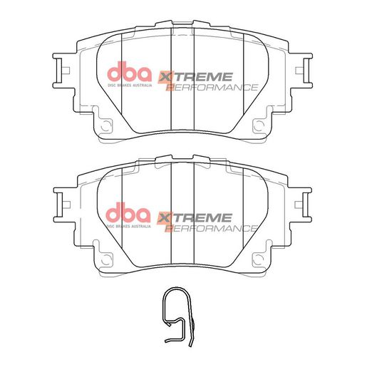 DBA Brakes — DBA XP Xtreme Performance Brake Pad Set — part number DB15044XP