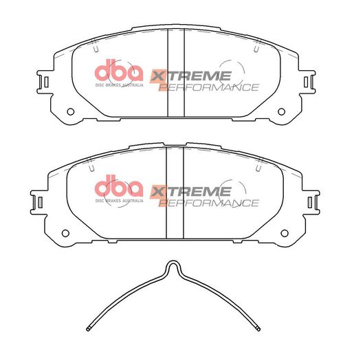 DBA Brakes — DBA XP Xtreme Performance Brake Pad Set — part number DB15067XP